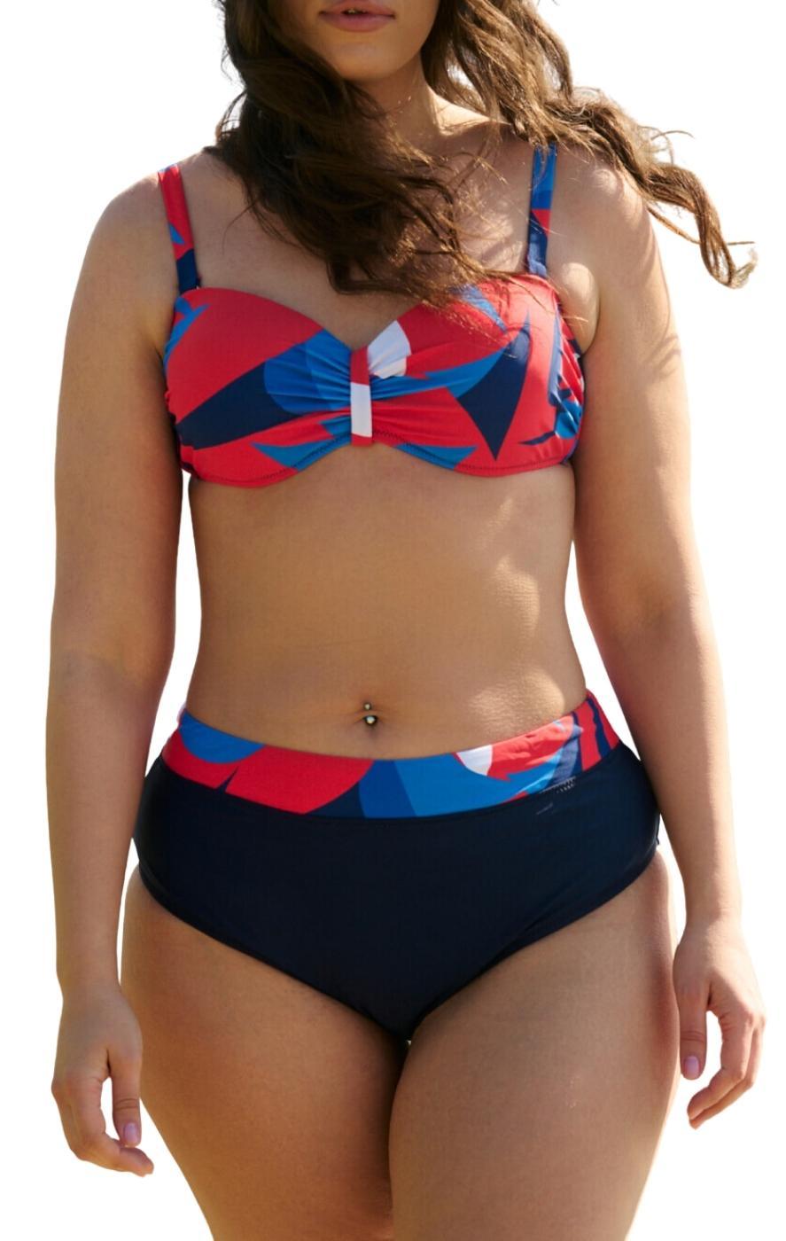 Plus Size Strapless Bikini Saint Tropez - Μπλε - LC8305-Μπλε-95C/3XL 2025