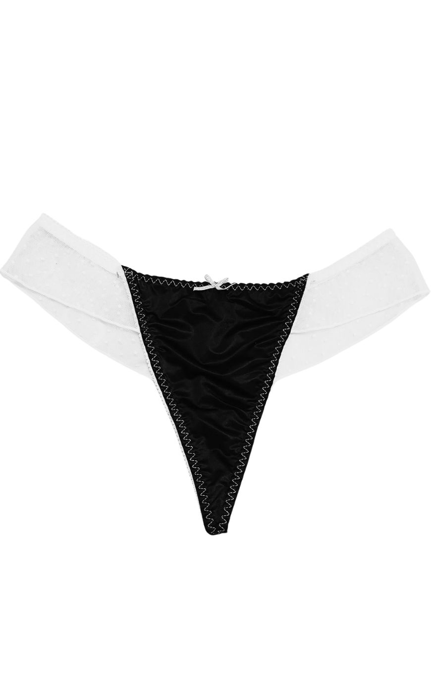  String Σατέν Κιλοτάκι Julia - Μαύρο - LC5084-Μαύρο-L 2025